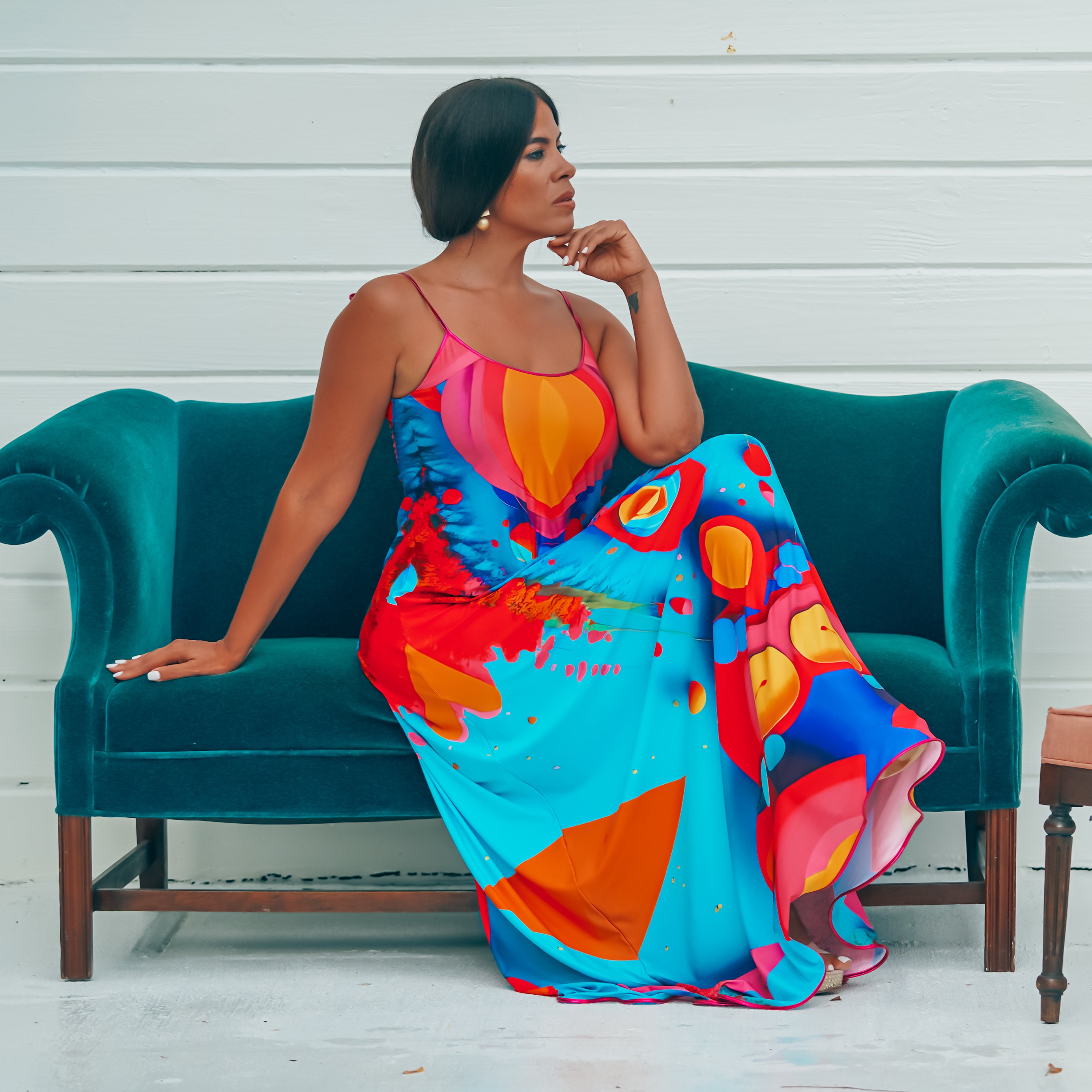 Around The World Amelia Maxi Dress, Carnaval M Around The World Amelia Maxi Dress, Carnaval M